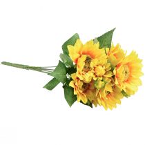 Prodotto Pick bouquet di girasole artificiale giallo arancione 45 cm