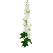 INSUNSIX Fiori Artificiali Delphinium Bianchi 5 Pezzi - Altezza 108 Cm, In Finta Seta, Per Decorazioni Matrimoniali E Centrotavola - 2