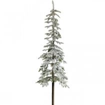 Prodotto Albero di Natale artificiale sottile decorazione invernale nevicata H180cm