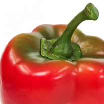 Pepe decorativo vegetale artificiale Rosso Verde Ø 8cm H13cm