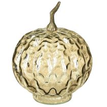 Prodotto Decorazione zucca in vetro zucca in vetro decorazione da tavolo autunno Ø14cm H19cm