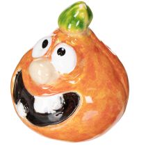 Prodotto Statuetta decorativa a forma di zucca, ideale come decorazione autunnale, 6 cm, 2 pezzi.