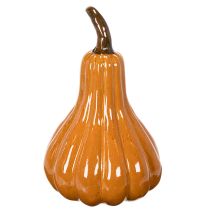 Prodotto Zucca in ceramica, decorazione autunnale da tavolo, 26 cm