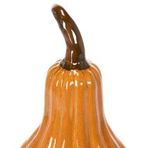 Prodotto Zucca in ceramica, decorazione autunnale da tavolo, 26 cm