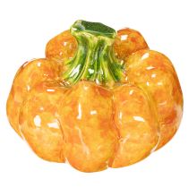 Prodotto Statuetta di zucca per decorazione autunnale della tavola, decorazione autunnale, 10 cm, 2 pezzi