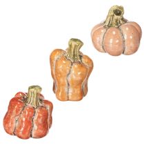 Prodotto Set di zucche: piccole zucche decorative per decorazioni autunnali, 5 cm, 3 pezzi