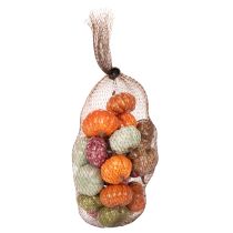 Prodotto Set di mini decorazioni a forma di zucca, decorazioni autunnali e di Halloween, colori assortiti, 4 cm, 24 pezzi