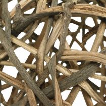 Palla decorativa legno di vigna naturale Ø20cm