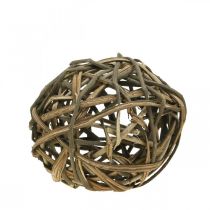 Palla decorativa legno di vigna naturale Ø20cm