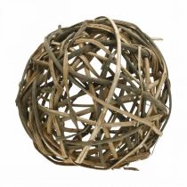 Palla decorativa legno di vigna naturale Ø25cm