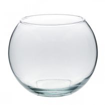 Prodotto Vaso a sfera vaso in vetro trasparente vaso da tavolo rotondo vaso da fiori Ø18cm H14cm