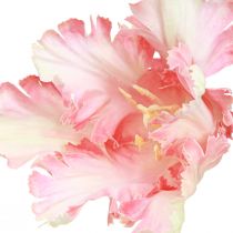 Prodotto Fiore artificiale tulipano pappagallo tulipano artificiale rosa 69 cm