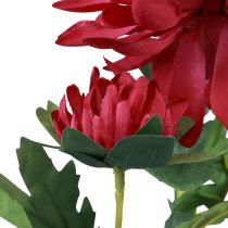 Prodotto Fiori artificiali dalie decorative fiori artificiali Bordeaux 61 cm