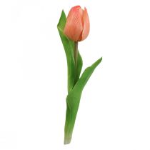 Prodotto Fiore artificiale Tulip Peach Real Touch fiore primaverile H21cm