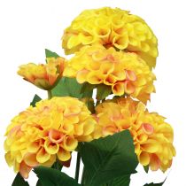 Prodotto Fiori artificiali decorativi dalie artificiali giallo arancio 50 cm