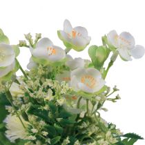 Decorazione di fiori artificiali bouquet di fiori artificiali Jasmin Bellis artificiale 30 cm