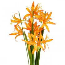 Fiori artificiali Nerine Orange Guernsey Lilies Fiori autunnali 48cm