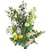 Bouquet artificiale con decorazione di fiori artificiali di eucalipto 48 cm
