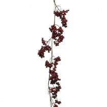 Ghirlanda di bacche, ramo di Natale, bacca, bacca rossa invernale L180cm