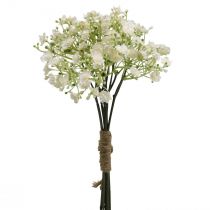 Gypsophila fiori artificiali Gypsophila bianco L30cm 6 pezzi in mazzetto