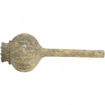 Prodotto Pietra artificiale deco papavero antico deco marrone Ø11cm 30cm