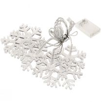 Prodotto Decorazione per finestra a LED Natale bianco freddo per batteria 25×90 cm