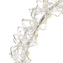 Prodotto Lampada decorativa a forma di cuore in metallo a LED da appendere, bianco caldo, 30 cm