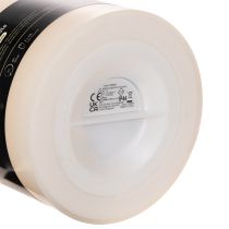 Prodotto Grande candela a LED a batteria con timer, luce bianca calda, per esterni, 25 cm