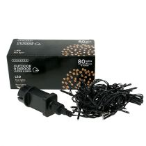 Prodotto Catena luminosa a LED Rice 80 Ghirlanda LED per esterno bianco caldo 6m