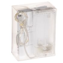 Prodotto Luci decorative a batteria per interni, luce bianca calda, 10 LED, lunghezza 1 m, 6 pezzi