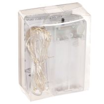 Prodotto Luci a stringa a LED per interni, alimentate a batteria, luce bianca calda, 30 LED, 3 m, 6 pezzi