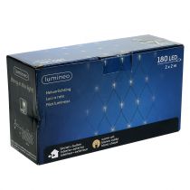 Prodotto Rete luminosa a LED 180 bianco caldo 2m x 2m per esterno