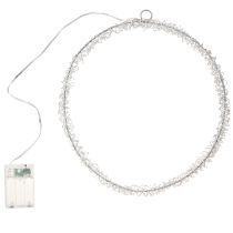 Prodotto Corona luminosa in metallo con LED Bianco caldo 30cm