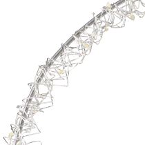 Prodotto Corona luminosa in metallo con LED Bianco caldo 30cm