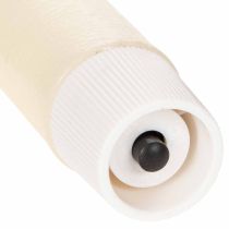Prodotto Candela a cono a LED bianca con luce bianca calda, 24 cm, con timer, 2 pezzi