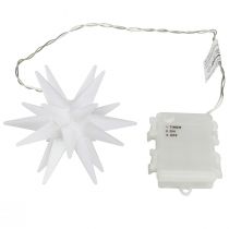 Prodotto Stella LED esterna batteria stella a luce bianca Ø12cm H66cm