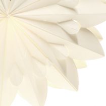 Prodotto Stella LED stella pieghevole stella di carta bianco bianco caldo Ø40cm 2 pezzi
