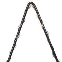 Prodotto Stella a LED con vano batterie su supporto per davanzale e tavolo, 46 cm