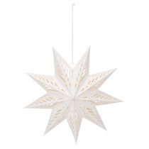 Prodotto Decorazione natalizia a LED a forma di stella da appendere, luce bianca calda, per interni, 38 cm