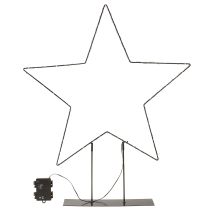Prodotto Stella LED in piedi 150 Micro LED bianco caldo metallo Ø58cm