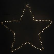 Prodotto Stella LED da appendere in metallo 110L bianco caldo interno Ø35cm