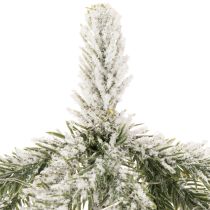 Prodotto Albero di Natale artificiale con neve, a LED, in sacco di iuta, a batteria, per uso interno, 50 cm