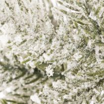 Prodotto Albero di Natale artificiale con neve in un sacco di iuta, 40 LED, per uso interno, 85 cm
