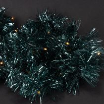 Prodotto Ghirlanda natalizia di tinsel con 60 LED e timer, per esterni, 3 m