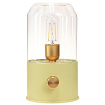 Prodotto Lampada da tavolo a LED lampada da tavolo retrò bianco caldo verde H19,5 cm