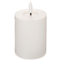 Prodotto Candela a colonna a LED, effetto tremolante, con timer, Ø7cm, 12cm