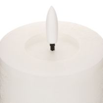 Prodotto Candela a colonna a LED, effetto tremolante, con timer, Ø7cm, 12cm