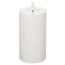 Prodotto Candela a colonna a LED, effetto tremolante, con timer, Ø7cm, 16cm