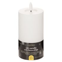 Prodotto Candela a colonna a LED, effetto tremolante, con timer, Ø7cm, 16cm