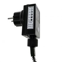 Prodotto Catena luminosa a LED, 144 pezzi, nero, bianco caldo, per uso esterno, 1,2 m
